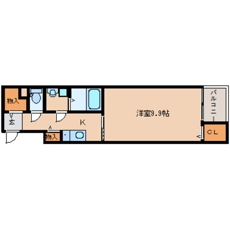 奈良駅 徒歩7分 2階の物件間取画像